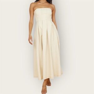 SEVEN WONDERS Bonny Midi Dress Sand
